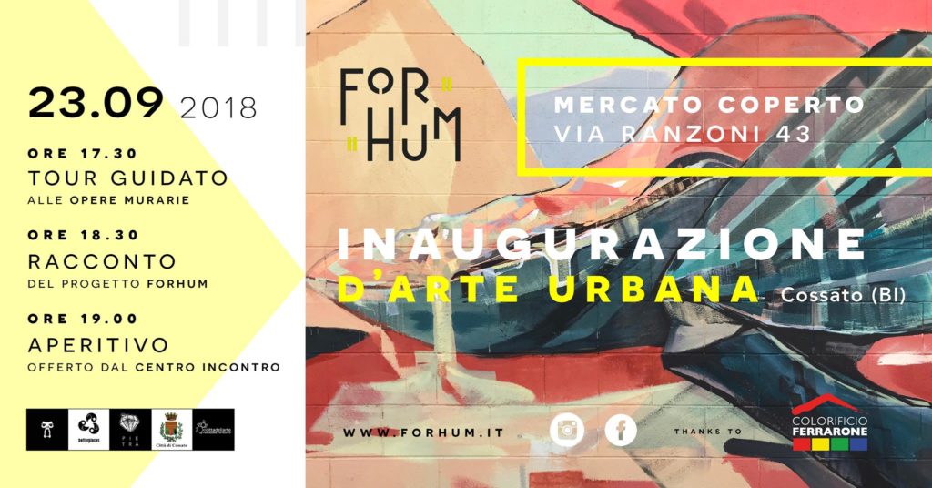 ForHum Inaugurazione, Spazio Hydro, 2018