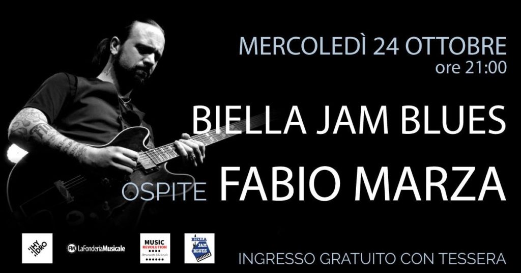 Biella Jam Blues Fabio Marza, Spazio Hydro, 2018