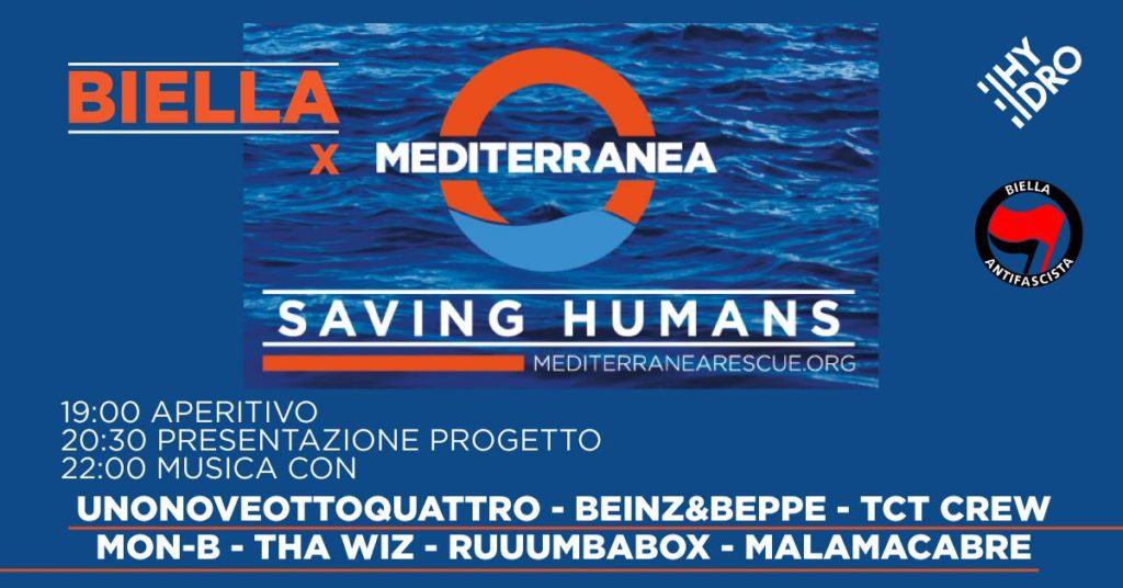 Biella per Mediterranea, Spazio Hydro, 2018