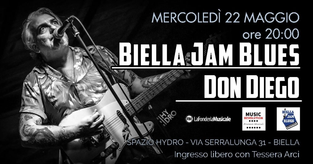 Biella Jam Blues, Don Diego, Spazio Hydro, 2019